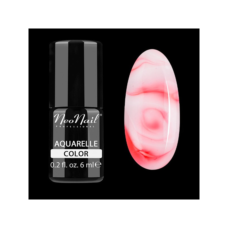 Néo nail aquarelle red