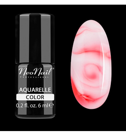 Néo nail aquarelle red