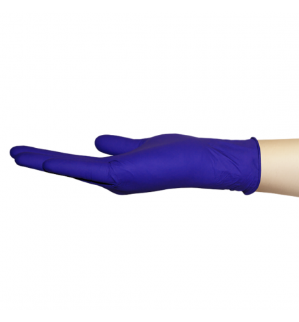 Gants nitrile violet