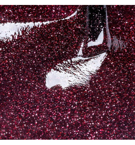 Glitter Effect Base Burgund Shine