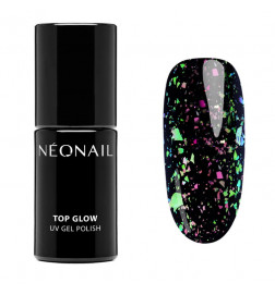 Top Glow Lime Aurora Flakes