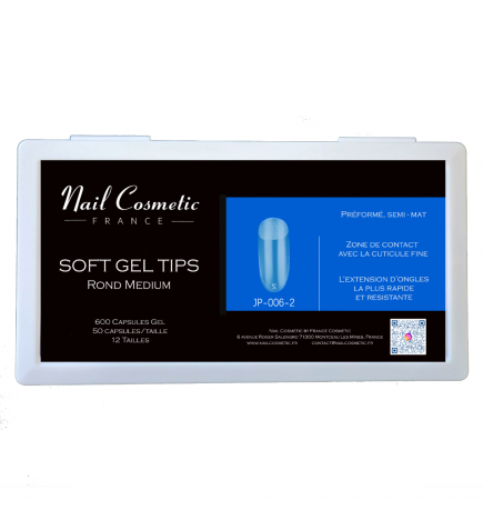 Soft Gel Tips Rond Medium