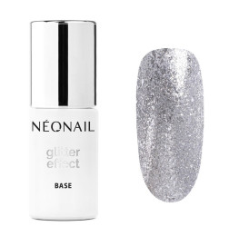 Glitter Effect Base Silver Twinkle 7.2 ml