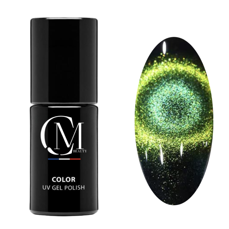 MC BEAUTY Vernis Semi-Permanent 5D Green Yellow 7,2 ml