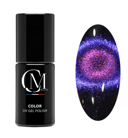 MC BEAUTY Vernis Semi-Permanent Cat Eye 5D Pink Purple 7,2 ml