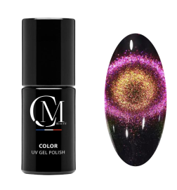 MC BEAUTY Vernis Semi-Permanent Cat Eye 5D Gold Pink 7,2 ml