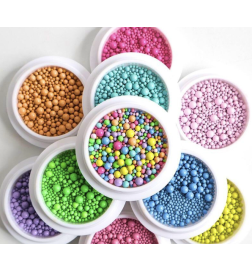 MC BEAUTY Perles de Macarons Multicolor 10 gr