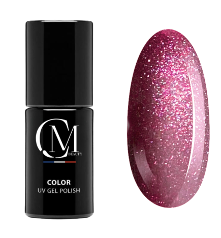 MC BEAUTY Vernis Semi-Permanent Glitter Pink 7,2 ml