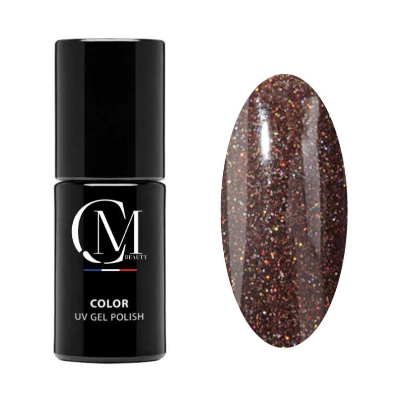 MC BEAUTY Vernis Semi-Permanent Shiny Brown 7,2 ml