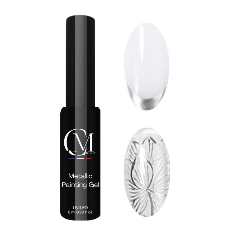 MC BEAUTY Metallic Painting Gel Silver 8 ml