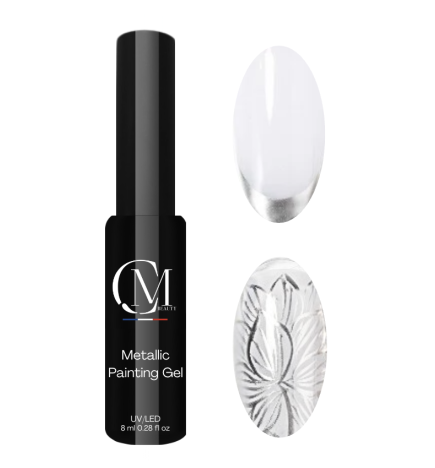 MC BEAUTY Metallic Painting Gel Silver 8 ml