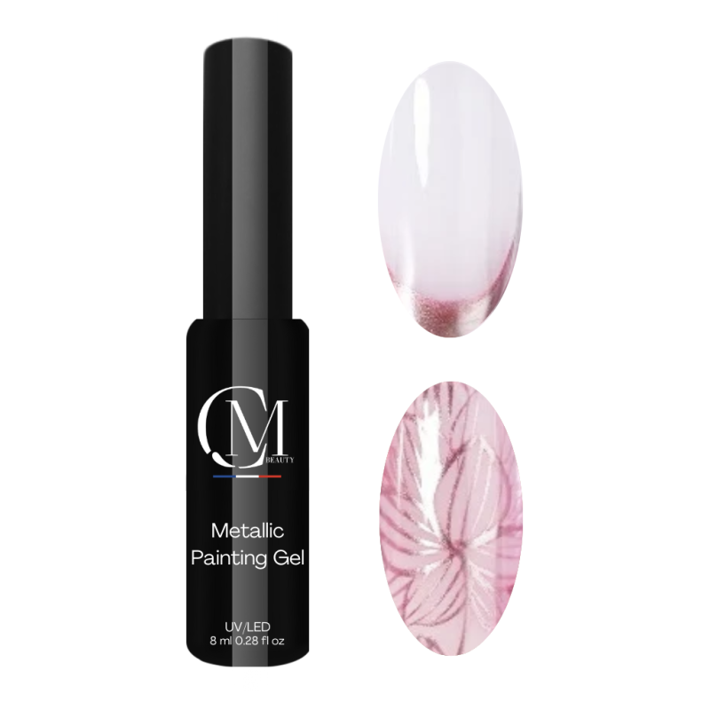 MC BEAUTY Metallic Painting Gel Raspberry 8 ml